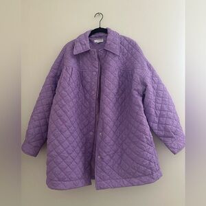 Top Shop Oversized Pastel Buttondown Jacket